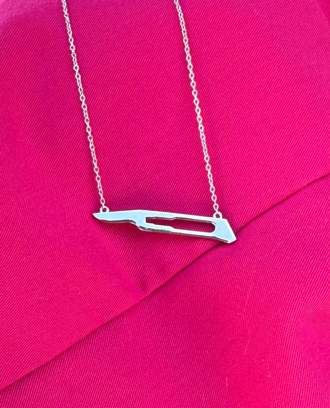 Ladyspinedoc x Dr. Rednam - 15c Blade Scalpel Pendant Necklace