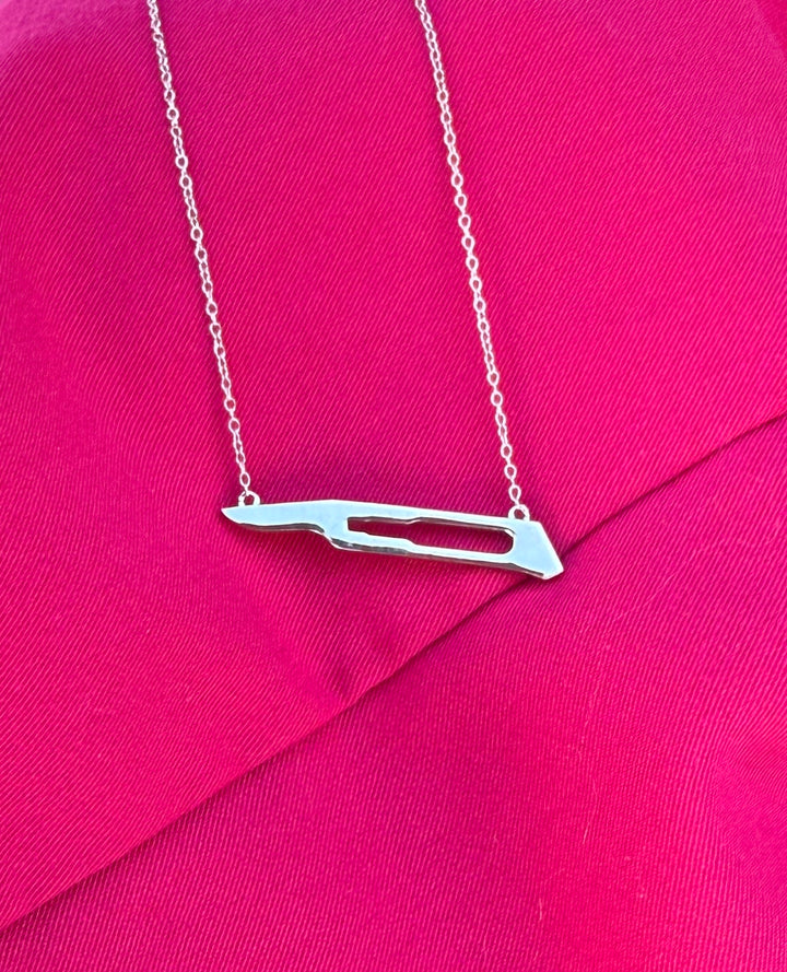 Ladyspinedoc x Dr. Rednam - 15c Blade Scalpel Pendant Necklace